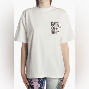 Off-White x KATSU Offkat Graffiti Oversize Cotton Graphic Tee